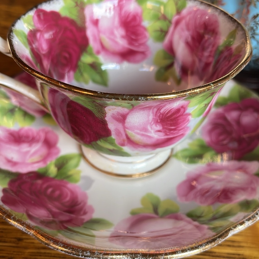 💚7 piece bundle of floral demitasse, coffee, tea cup & saucer espresso w/stand - Picture 2 of 11